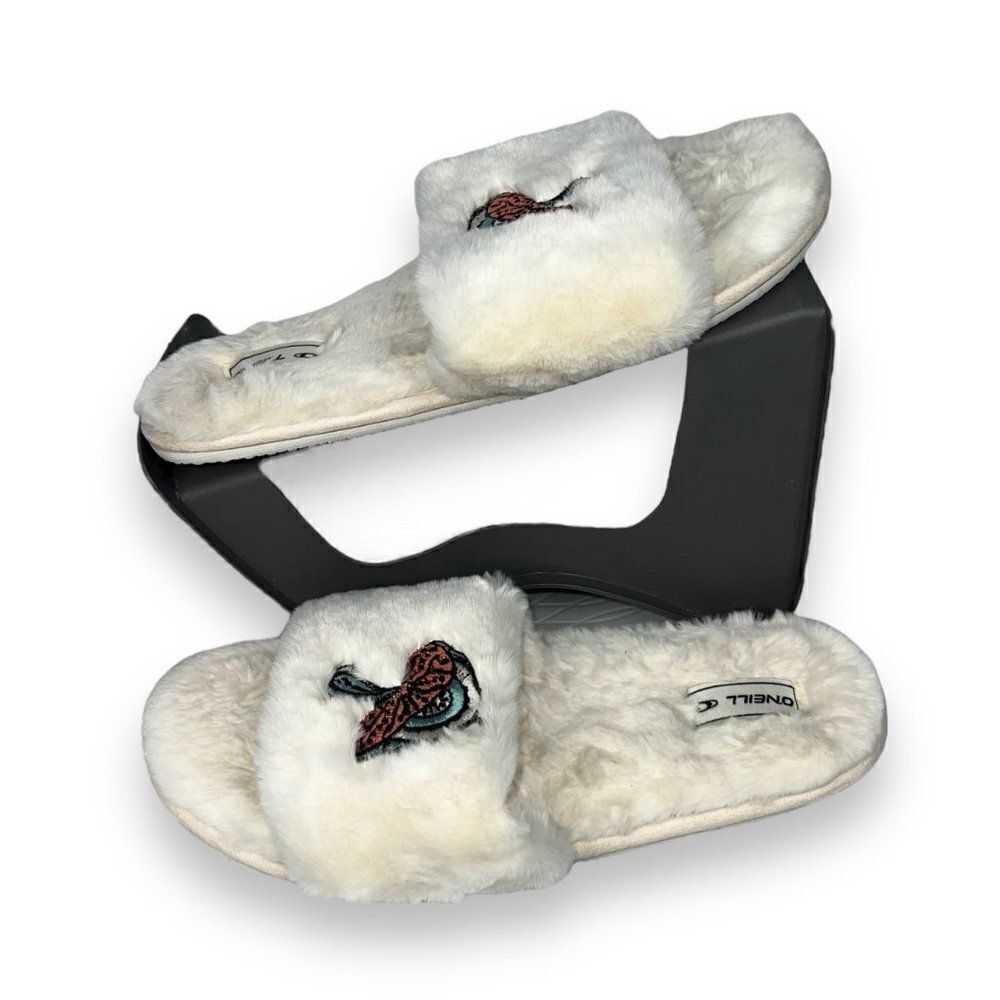 O'Neill Sonoma‎ Embroidery House Slippers "Mushroom" Women's Medium (M)